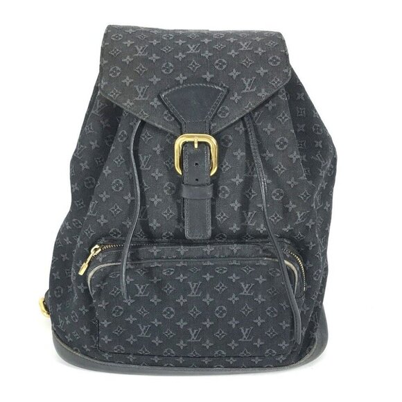 LOUIS VUITTON Monogram Mini Denim MontsourisGM bag backpack - Picture 1 of 16